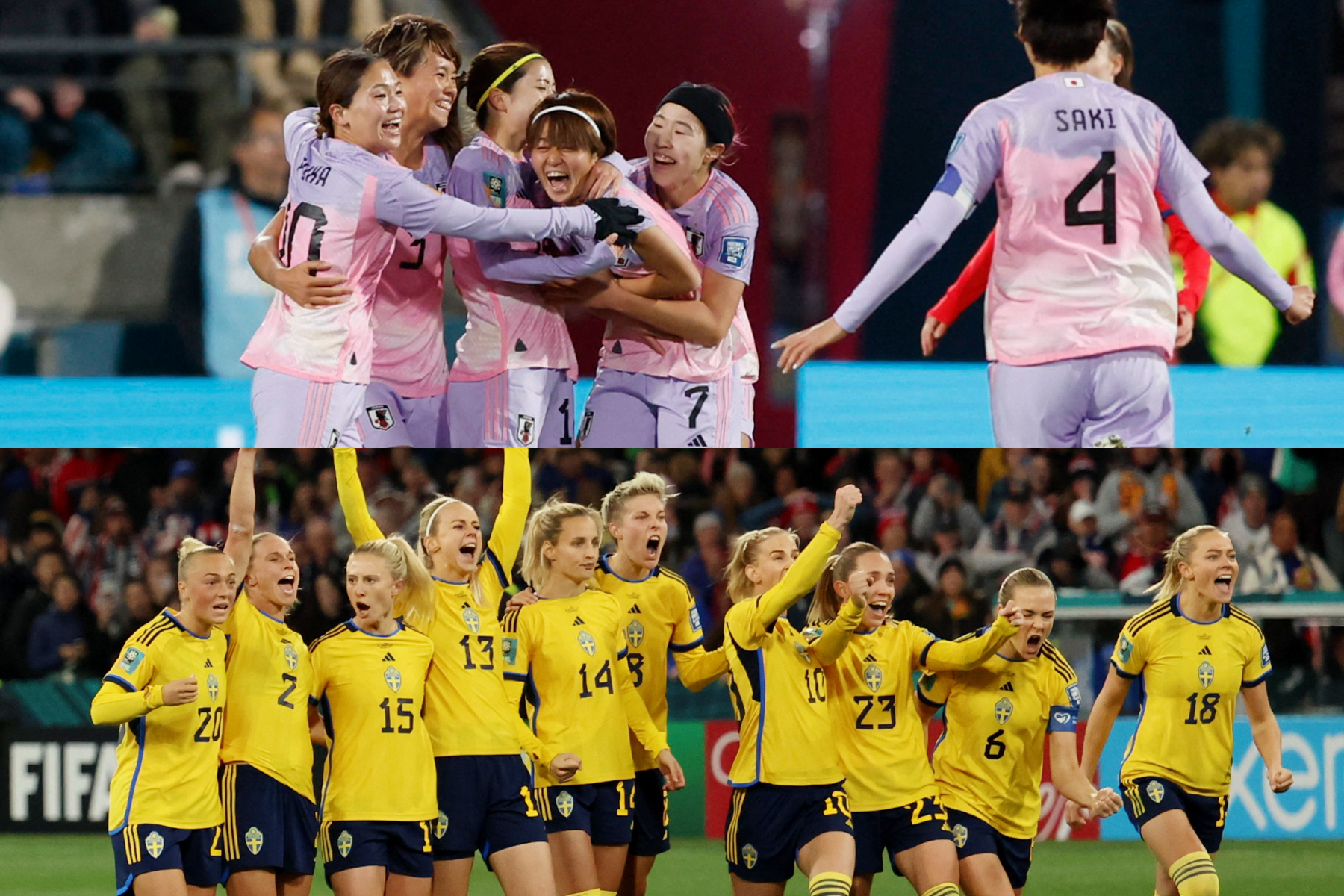 ベスト4進出をかけてなでしこジャパンとスウェーデン女子代表が対戦【写真：ロイター】