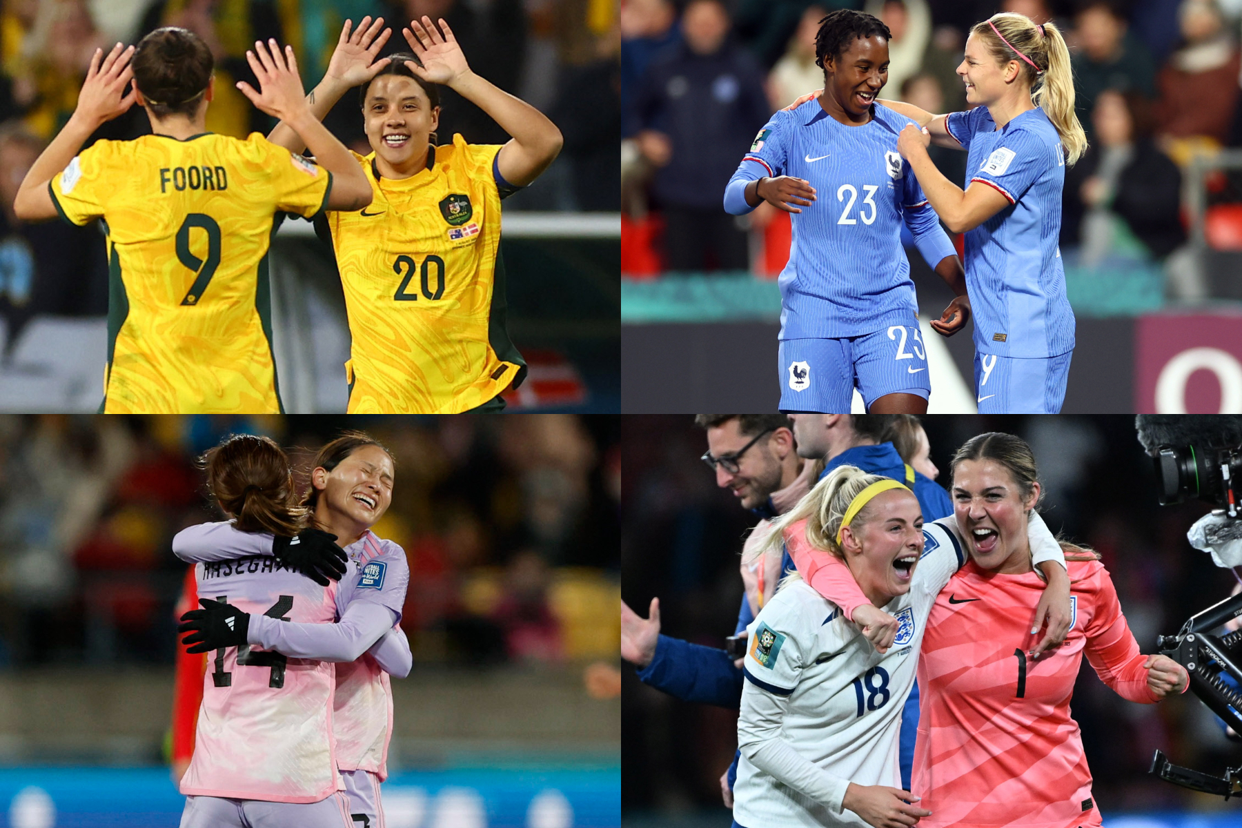 女子ワールドカップのベスト8進出国が決定【写真：ロイター】