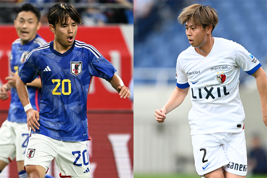 久保建英と安西幸輝がSNSでやりとり【写真：徳原隆元】