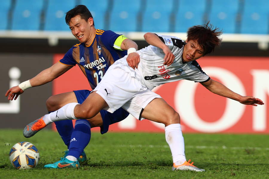 ACLで川崎と対戦した蔚山現代【写真：(C)AFC】