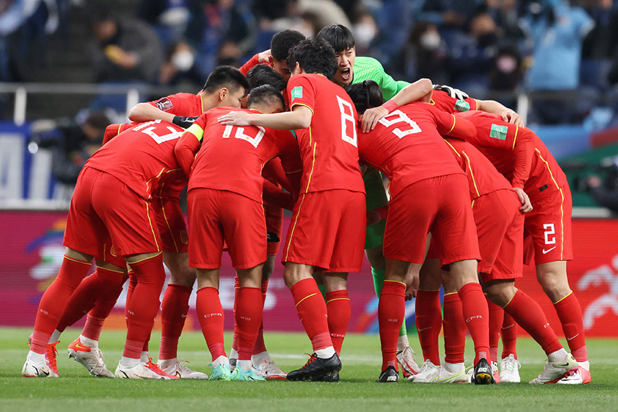 FIFAランク80位につける中国代表【写真：高橋 学】