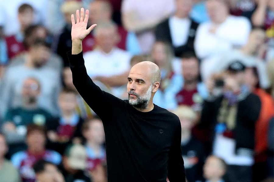 ジョゼップ・グアルディオラ監督の腕時計が話題【写真：ロイター】