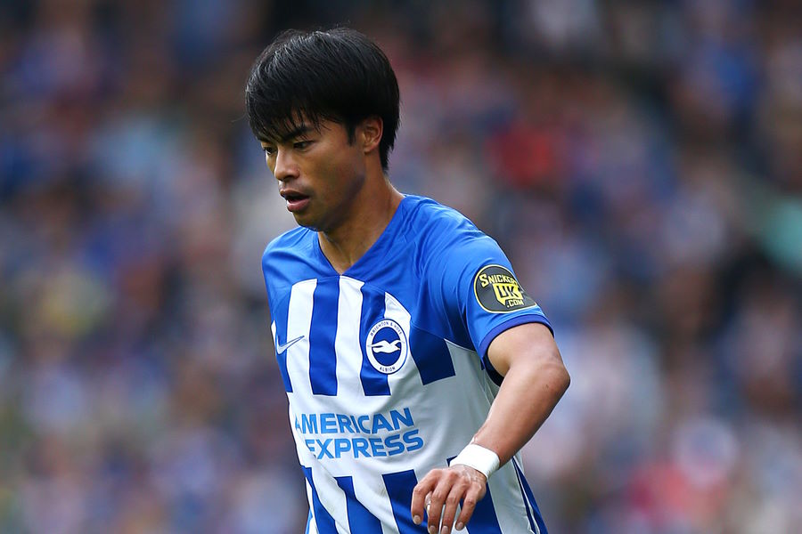 先制ゴールを決めたブライトン三笘薫【写真:Getty Images】