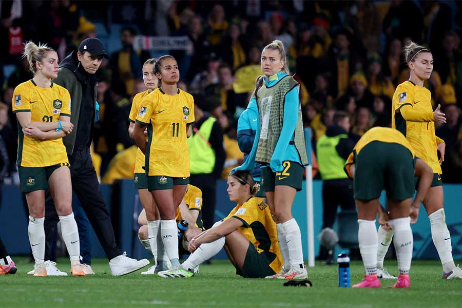 敗退後にオーストラリア女子代表が見せた振る舞いに反響【写真：ロイター】