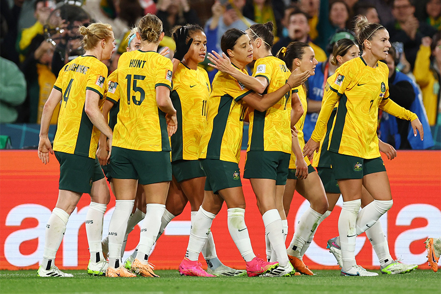 惜しくも決勝進出とはならなかったオーストラリア女子代表【写真：ロイター】