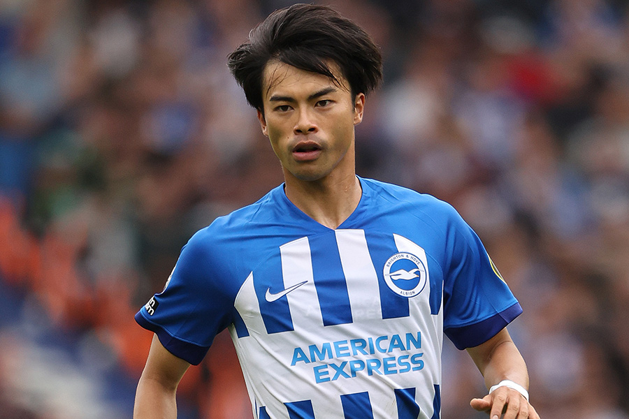 プレミア2シーズン目を迎えた三笘薫【写真：Getty Images】