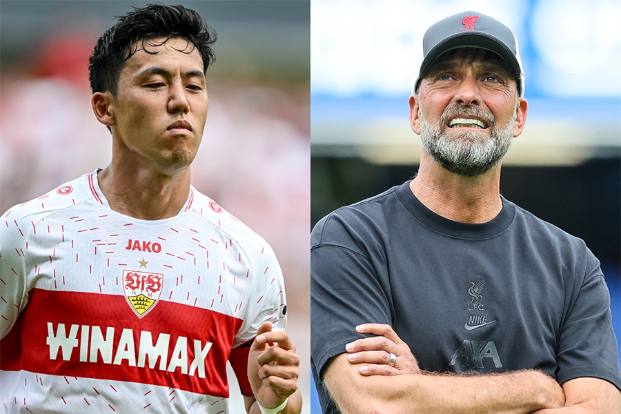 ユルゲン・クロップ監督は遠藤航を即起用？【写真：Getty Images】