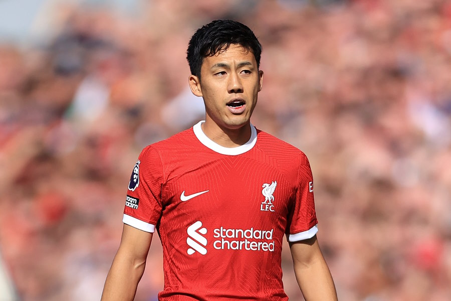 リバプールに移籍した遠藤航【写真：Getty Images】
