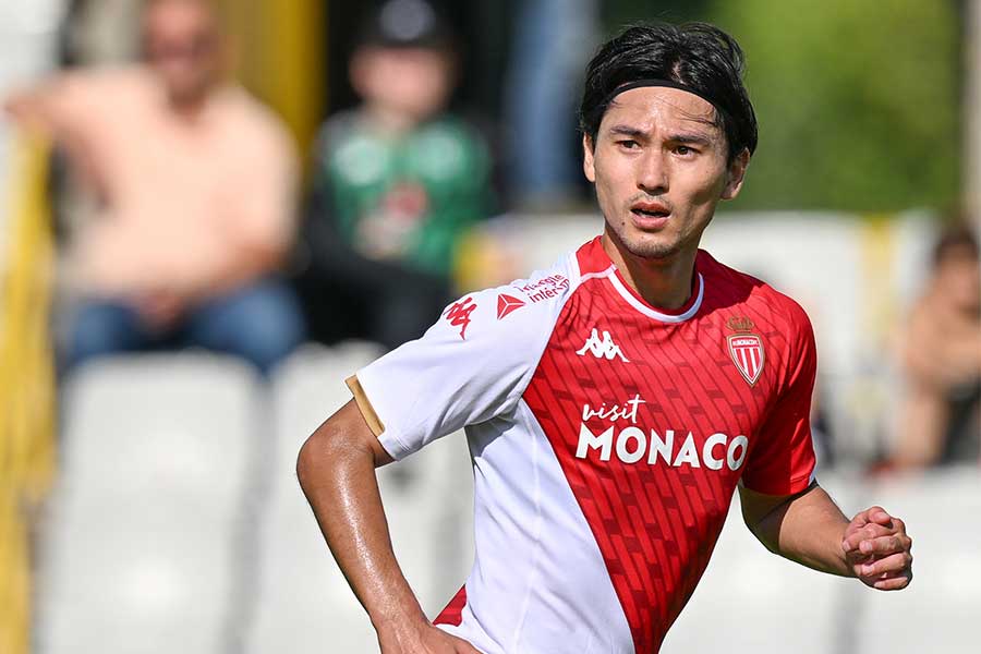 モナコの南野拓実【写真：Getty Images】