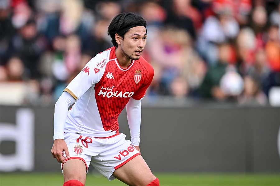 モナコの南野拓実【写真：Getty Images】