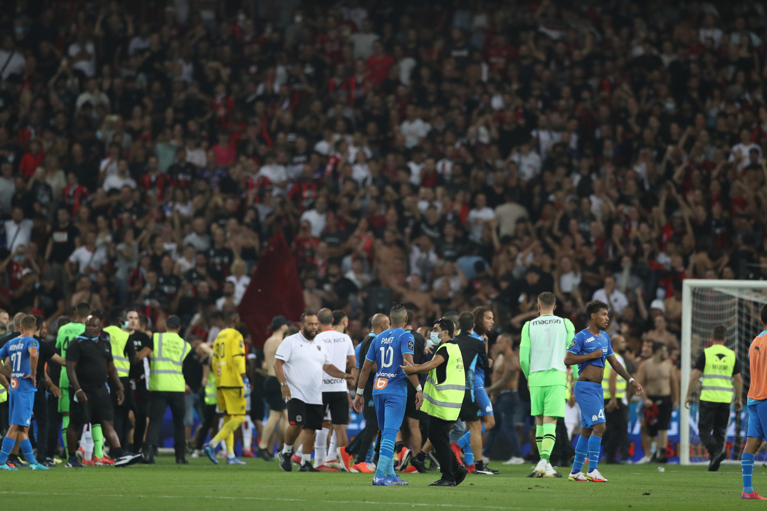 ニースとマルセイユで起きた大乱闘が発生【写真：Getty Images】