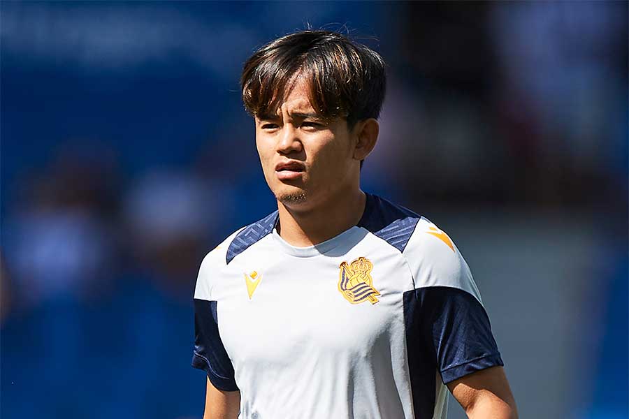 ソシエダでプレーする久保建英【写真：Getty Images】