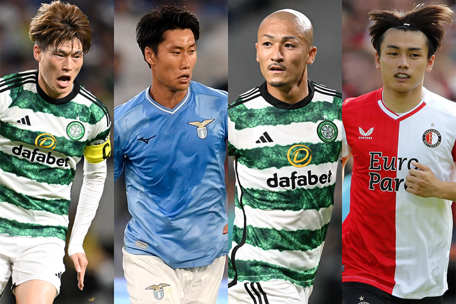 CLグループE組で日本人対決が実現【写真:Getty Images & 徳原隆元】