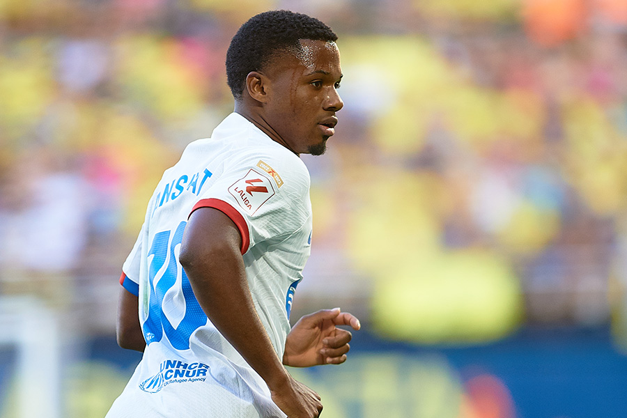 ブライトン移籍が濃厚とされているアンス・ファティ【写真：Getty Images】