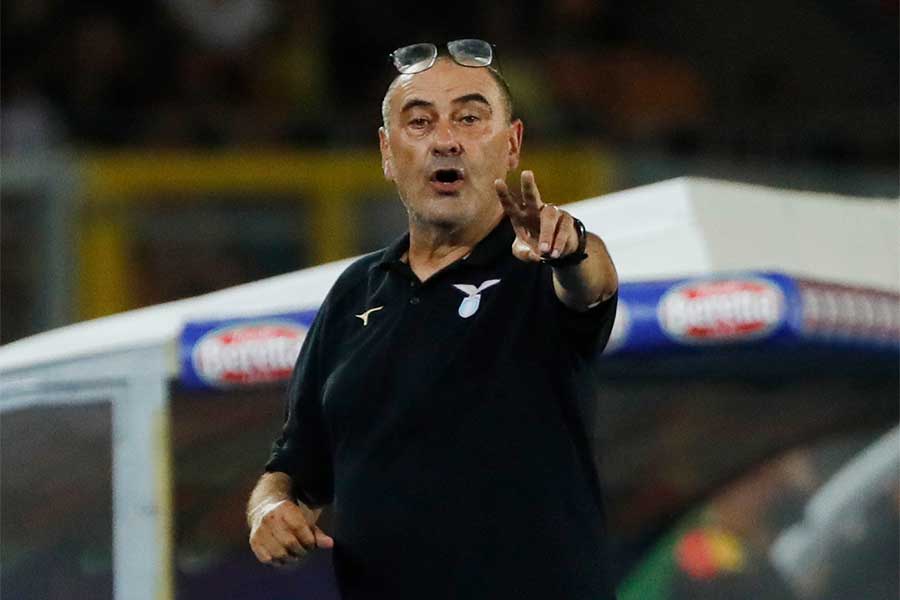 ラツィオのマウリツィオ・サッリ監督【写真：ロイター】