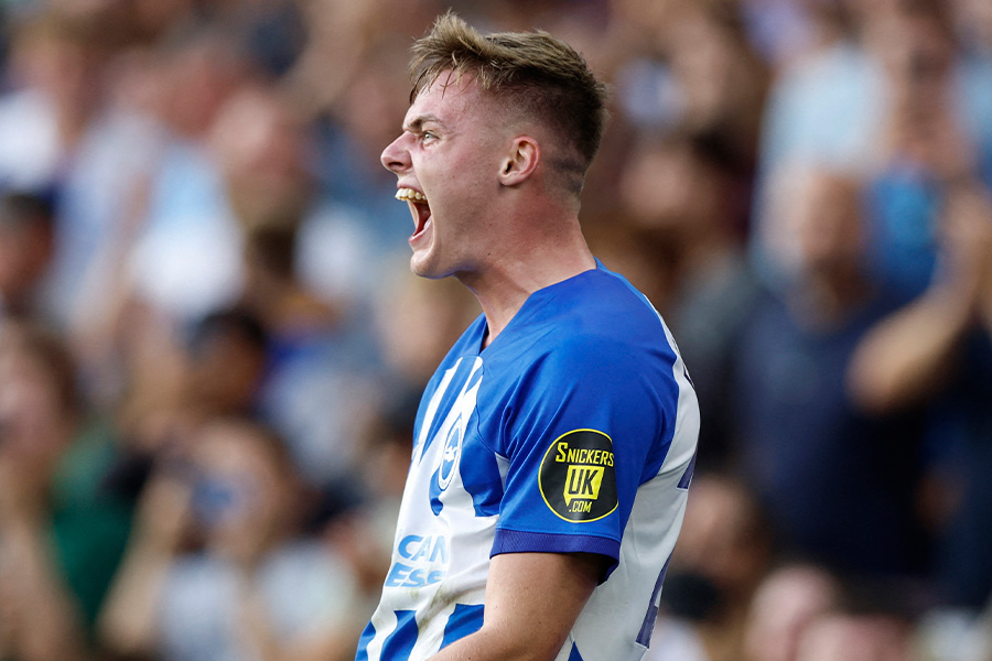 ニューカッスル戦でハットトリックを達成したエバン・ファーガソン【写真:ロイター】