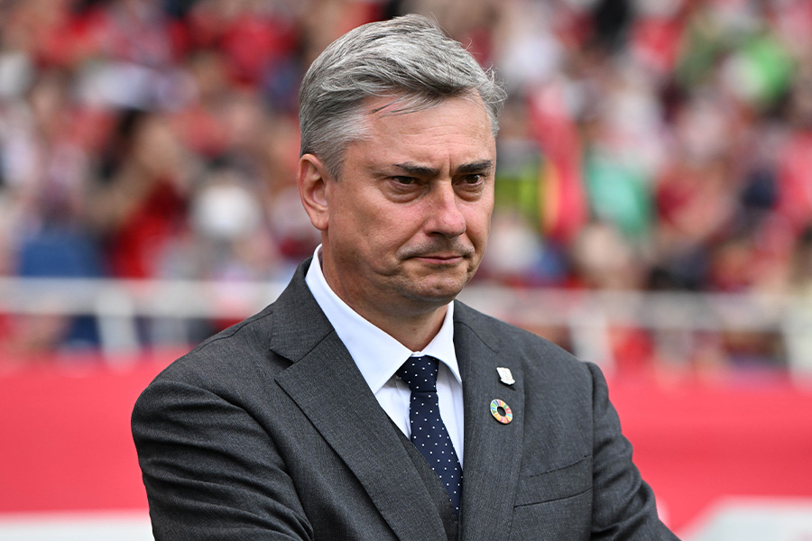 マチェイ・スコルジャ監督がG大阪戦の勝利に言及【写真：徳原隆元】