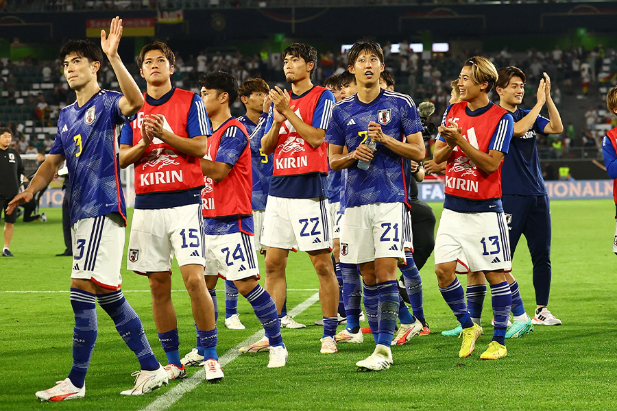 日本代表がドイツ代表に4点を奪い勝利【写真：ロイター】