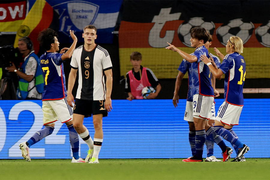 カタールW杯に続き、日本代表に敗れたドイツ代表【写真：ロイター】