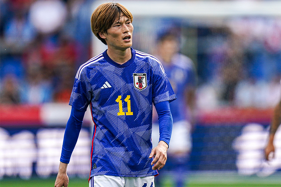 トルコ戦にスタメン出場した古橋亨梧【写真：Getty Images】