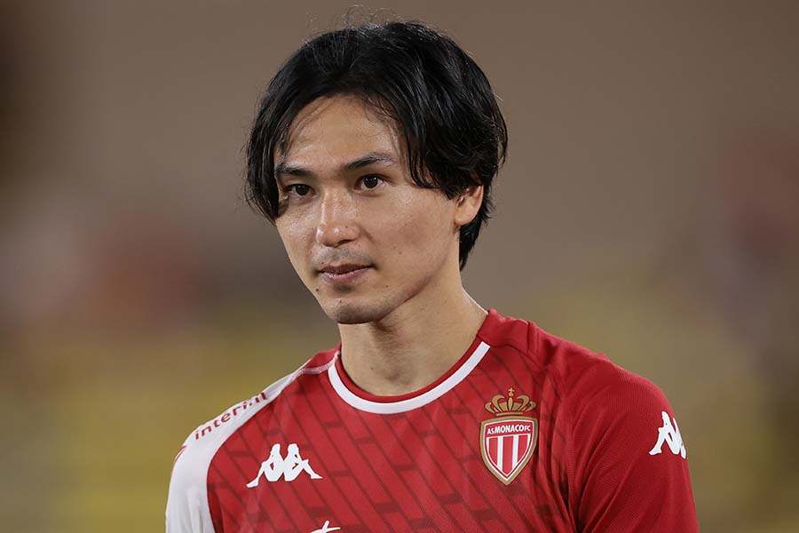 モナコでプレーする南野拓実【写真：Getty Images】