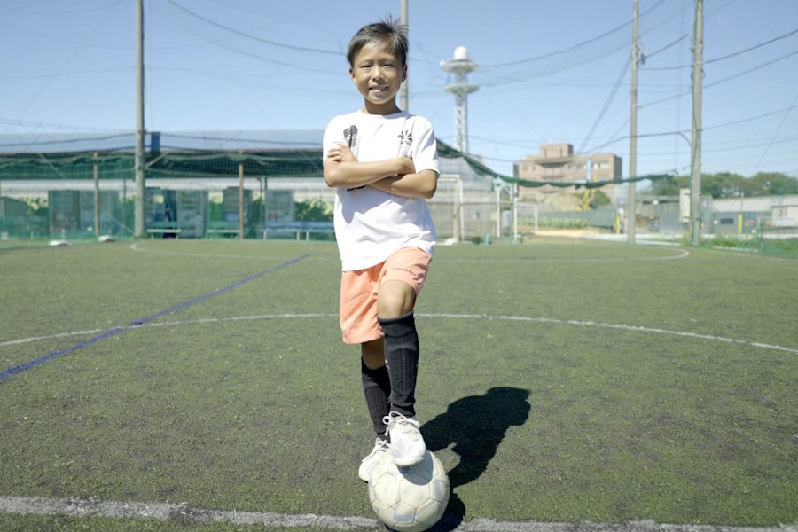 神奈川県在住の小学3年生・田口理欧斗くん【写真：パウロ吉田】