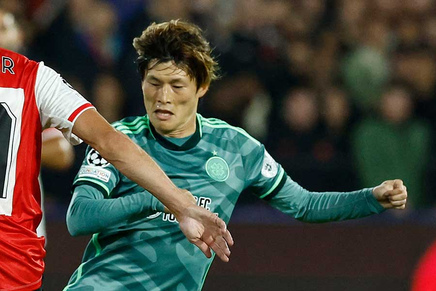 セルティックの古橋亨梧【写真：ロイター】