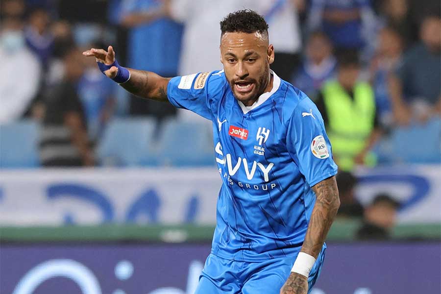 アル・ヒラルのネイマール【写真：ロイター】