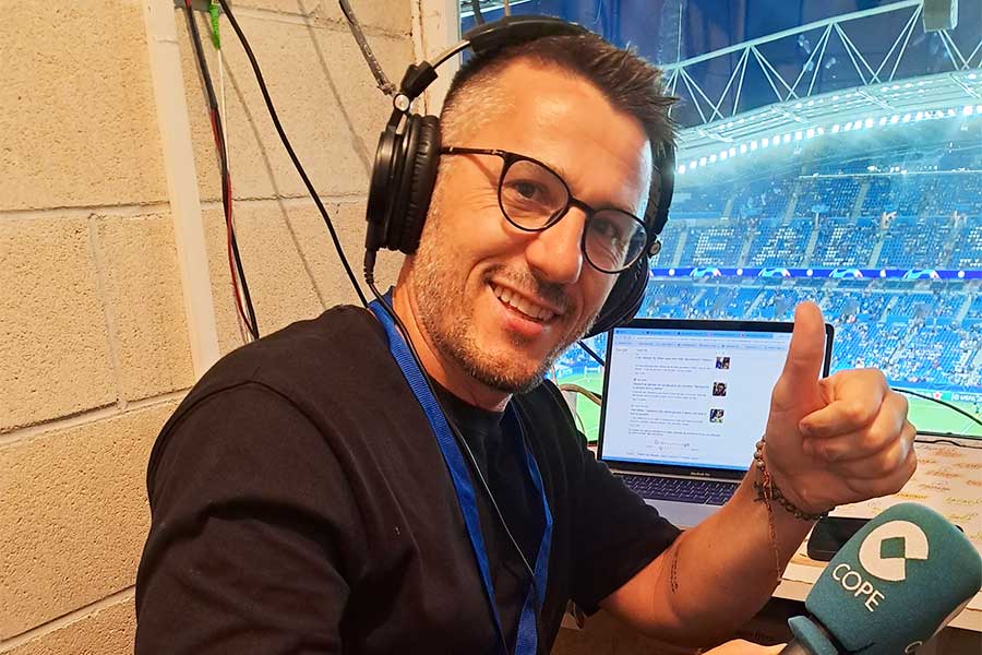 マルコ・アントニオ・サンデ記者【写真：高橋智行】