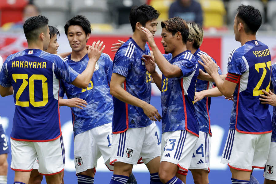アメリカを2-0で下した日本【写真：Getty Images】