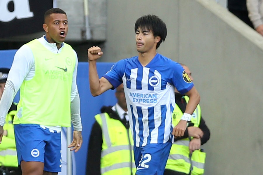 ブライトンの三笘薫【写真：Getty Images】