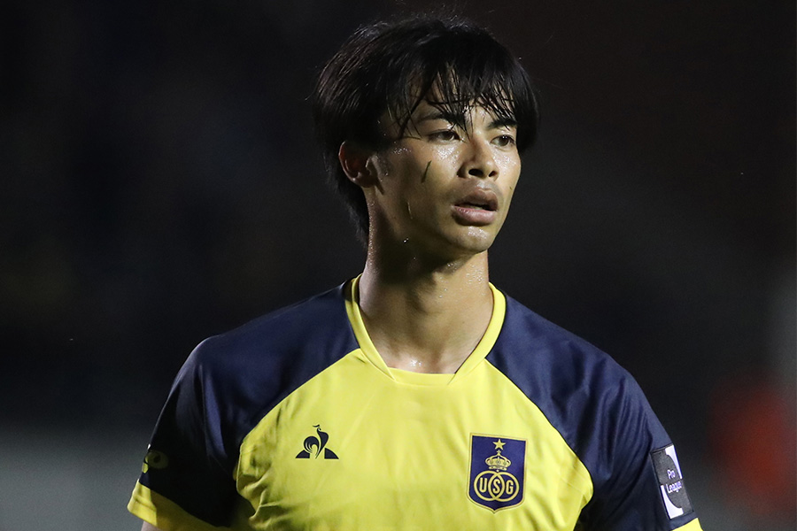 サン=ジロワーズでプレーするMF三笘薫【写真:Getty Images】