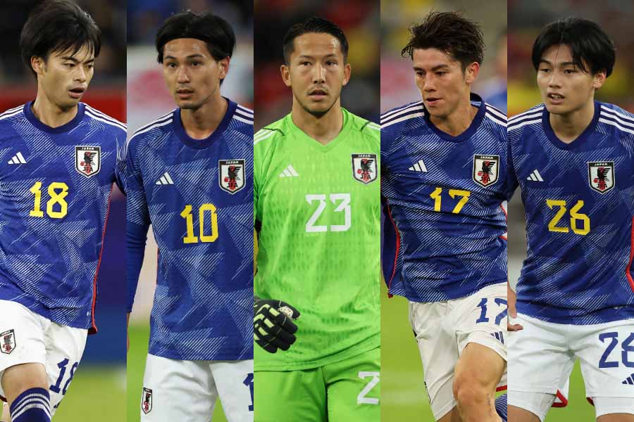 金田喜稔がエクアドル戦出場の全17選手を採点【写真:Getty Images & ロイター】
