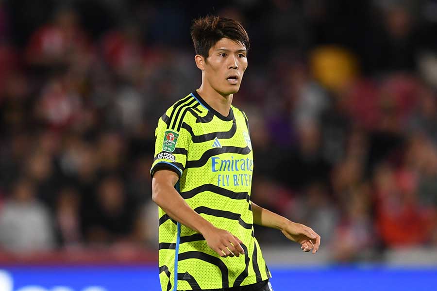 アーセナルでプレーする冨安健洋【写真:Getty Images】