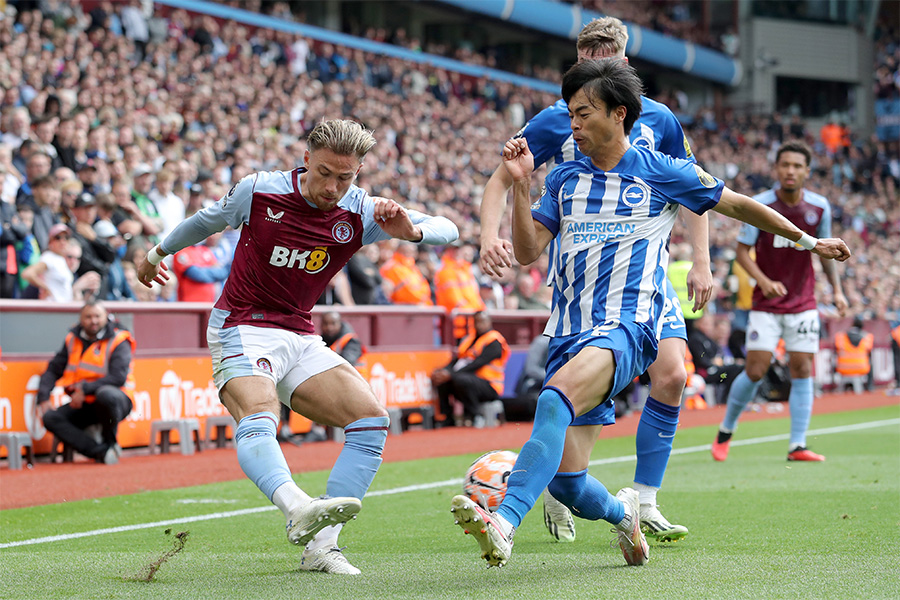 三笘薫はフル出場も、6失点で大敗【写真:Getty Images】