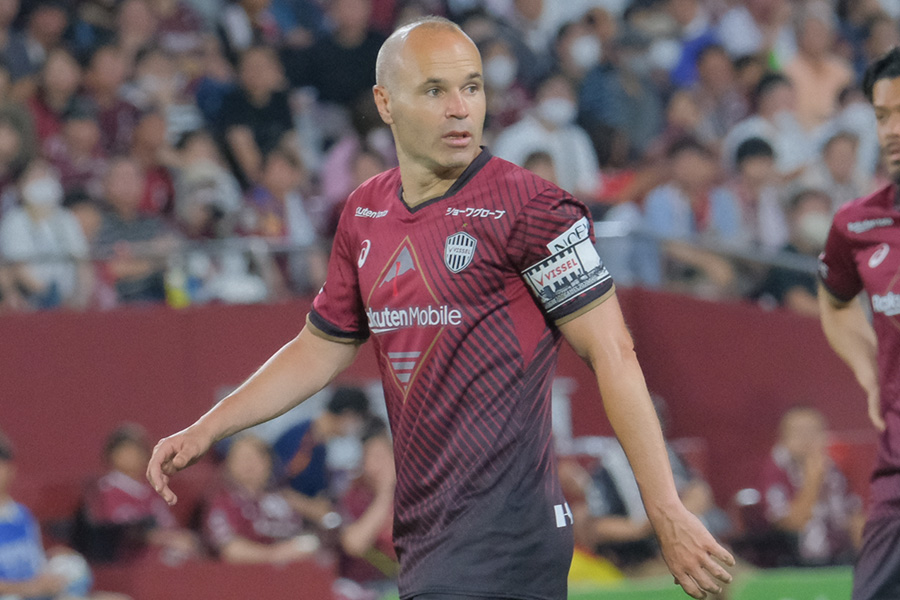 今夏で神戸を退団したアンドレス・イニエスタ【写真：井上智博】