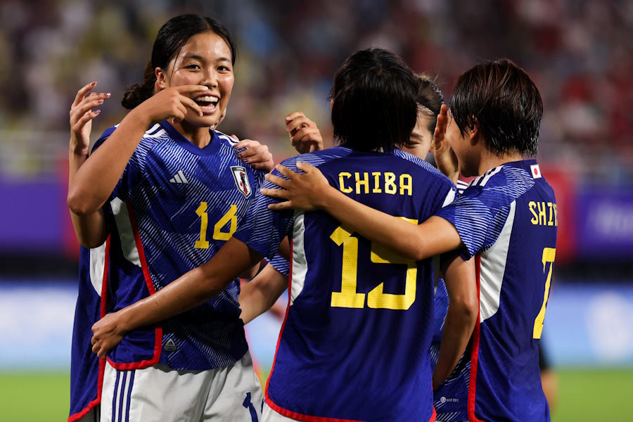 中国代表に勝利したなでしこジャパン【写真:Getty Images】