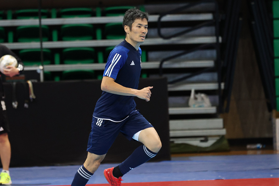 現在の代表で2016年のW杯予選敗退を経験している唯一の選手である吉川【写真：Futsal X / 河合 拓】