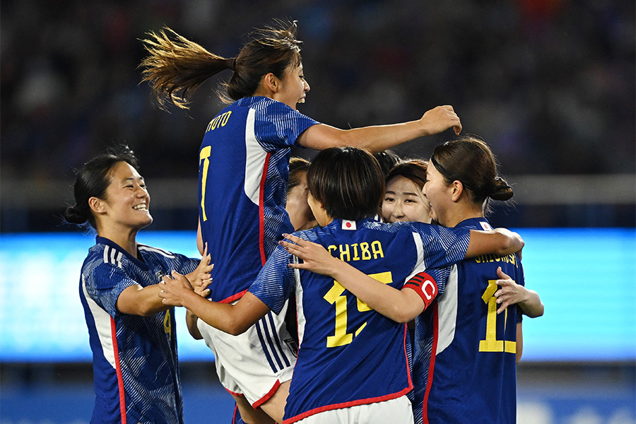 日本女子代表が大会連覇を達成【写真:ロイター】