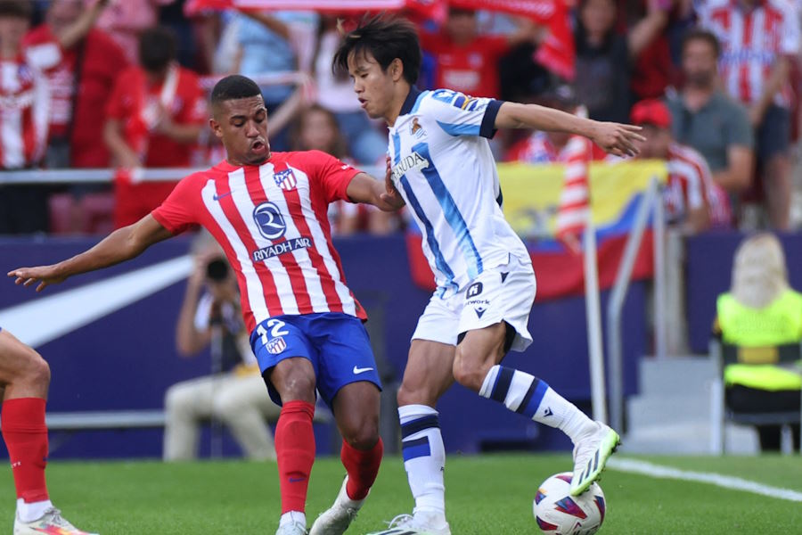 ソシエダでプレーする久保建英【写真:ロイター】