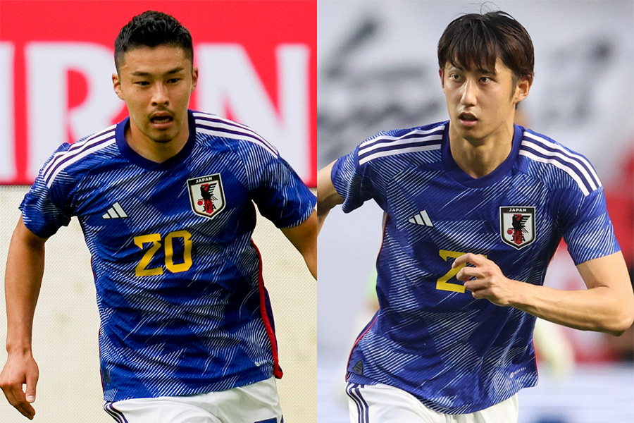 森保ジャパンの左SB最適解は？【写真：Getty Images & 徳原隆元】