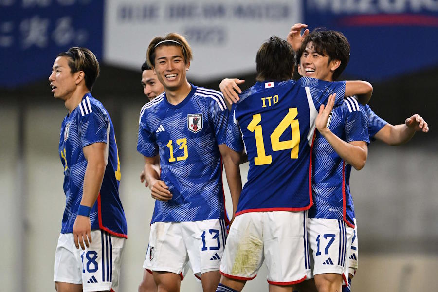 カナダに快勝した森保ジャパン【写真：徳原隆元】