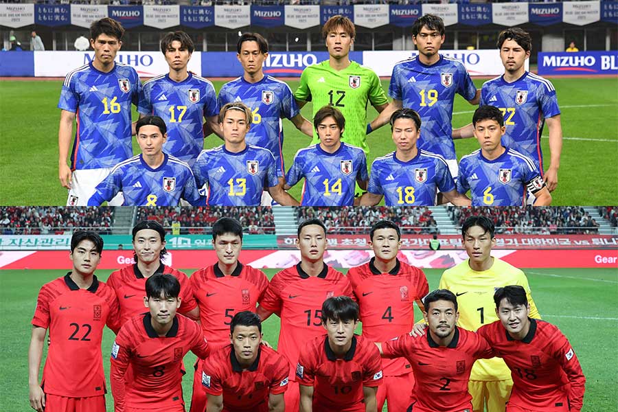 元日本代表が日韓サッカーの違いに言及【写真：徳原隆元 & ロイター】