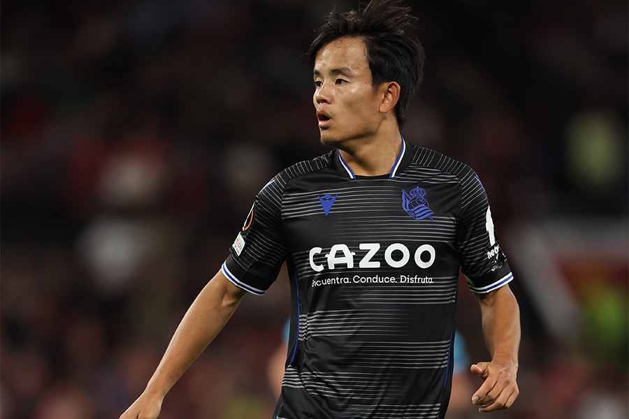 久保建英が昨季のユナイテッド戦を回想【写真：Getty Images】