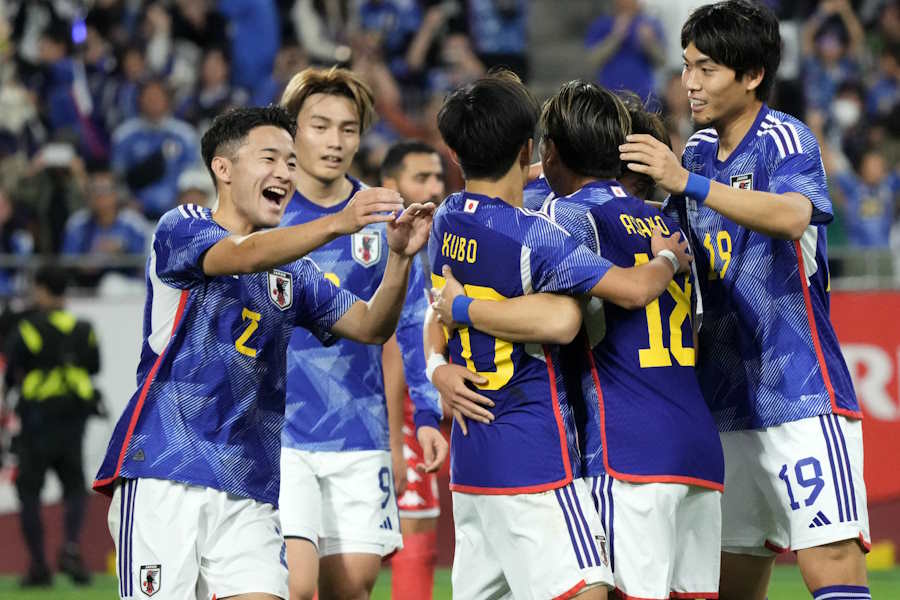 日本は2-0で勝利【写真：Getty Images】