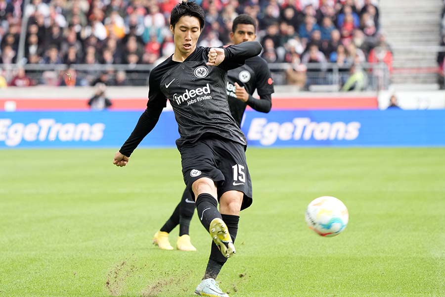 フランクフルト鎌田の決定力に注目【写真：Getty Images】