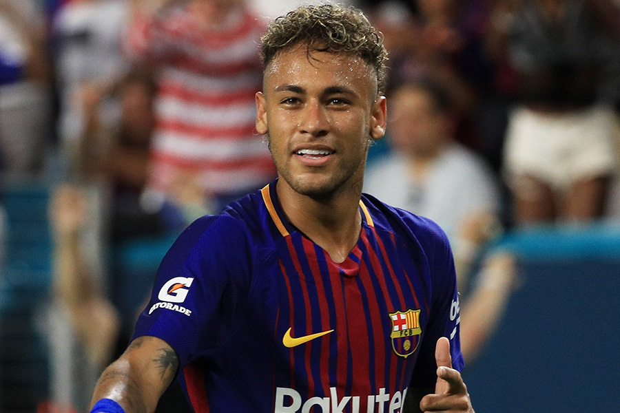 かつてバルセロナで活躍したネイマール【写真：Getty Images】