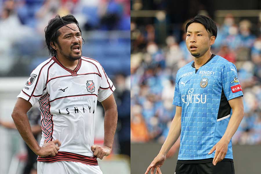 ファン・ソッコが「いい選手」とした挙げた興梠慎三（左）と小林悠（右）【写真：Getty Images】