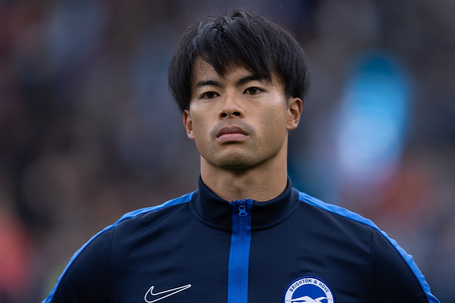 三笘薫の市場価格が大幅アップ【写真:Getty Images】