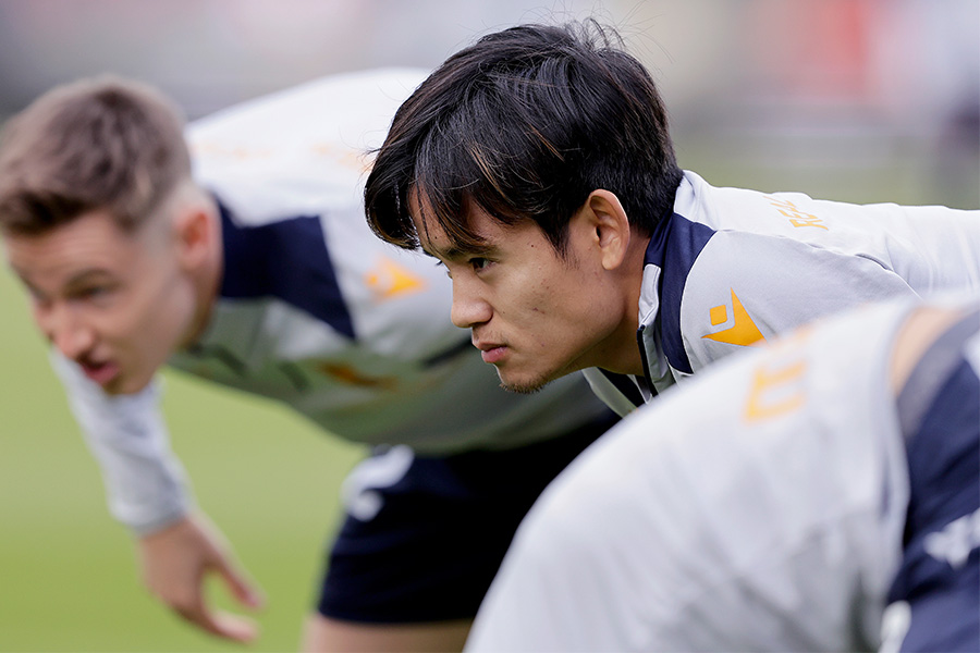 久保建英はブニョル戦で出番なしで終わった【写真:Getty Images】